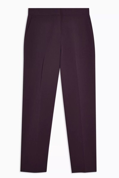 Suit Straight Leg Cigarette Trousers