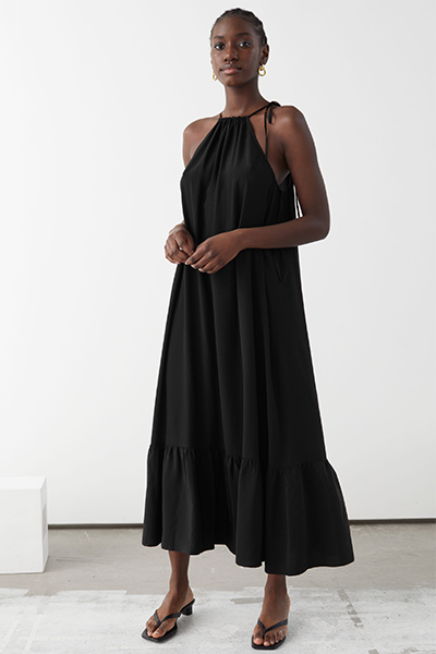 Halterneck A-Line Midi Dress from & Other Stories