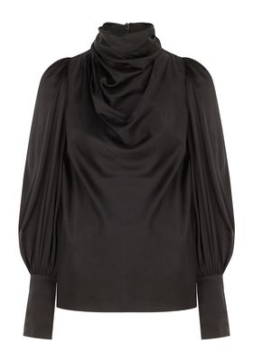 Draped Stretch-Silk Blouse from Zimmerman