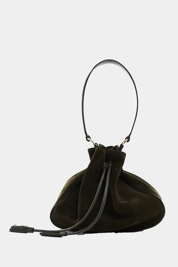 Premium Suede Tassel Bucket Shoulder Bag  from ASOS