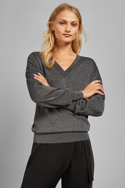 Sparkle V Neck Jumper