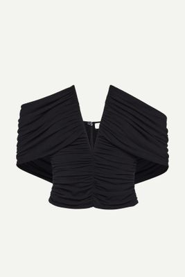 Ruched V Neck Wrap Blouse from Magda Butrym