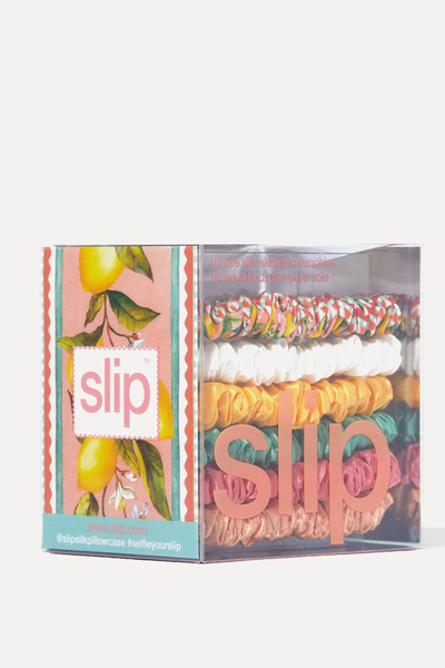 Pure Silk Skinny Scrunchies from Slip