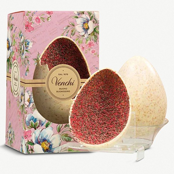 White Chocolate & Raspberry Easter Egg from Venchi Allegro