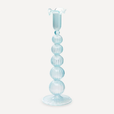 Cloudy Glass Candle Holder from Anna + Nina
