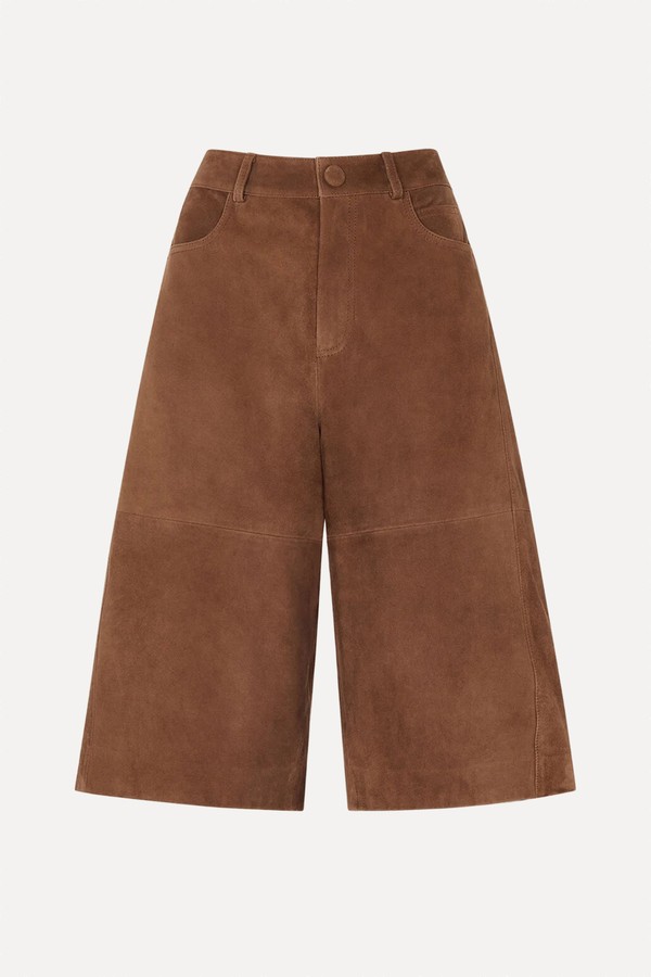 Suede Longline Shorts