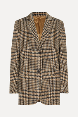 Checked Wool-Tweed Blazer from Totême