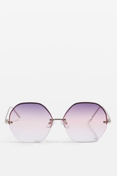 Melissa Hexagon Frame Sunglasses