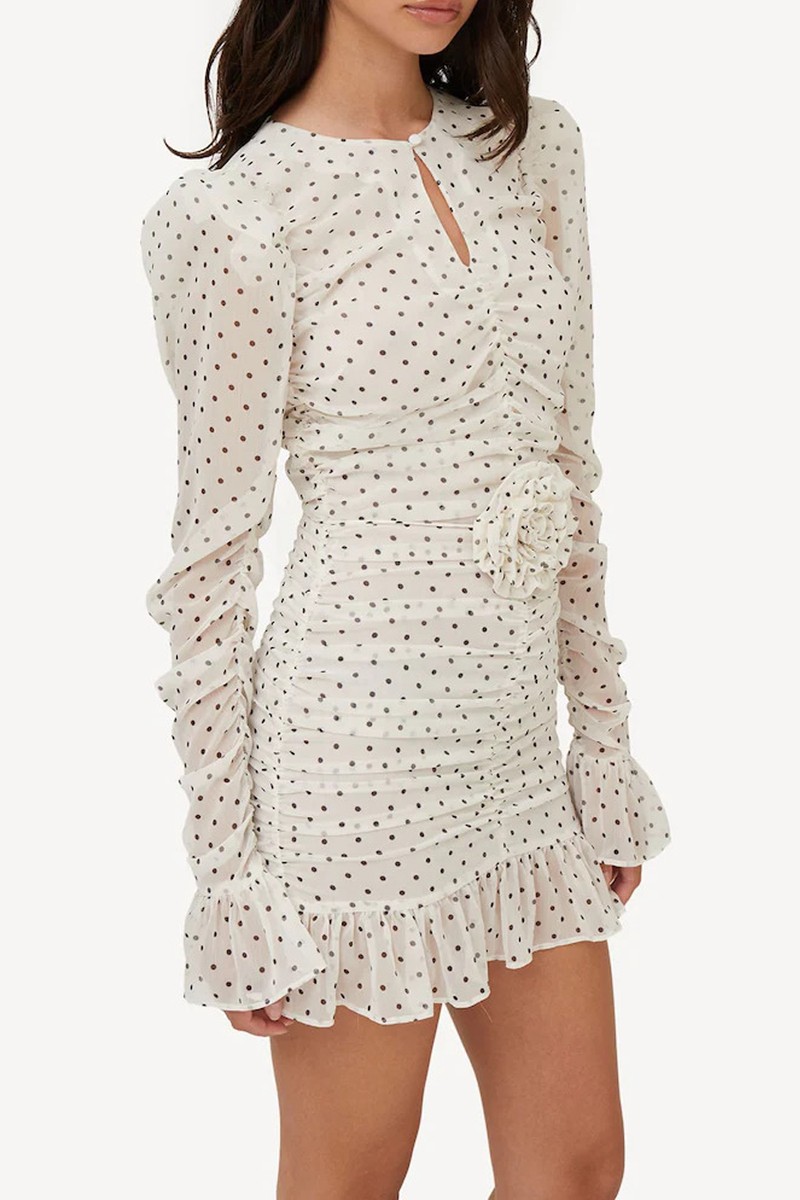 Printed Long Sleeve Dress from Rotate