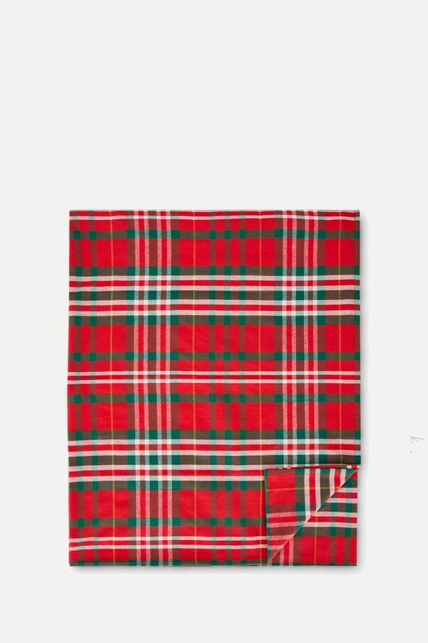 Plaid Christmas Tablecloth