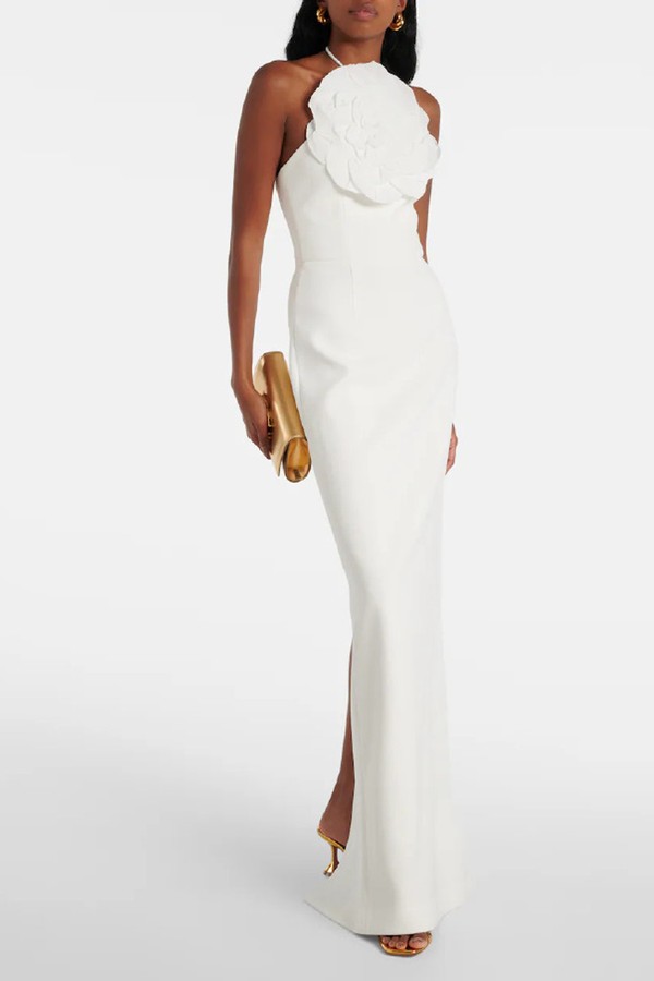 Bridal Odetta Floral-Appliqué Gown from Rebecca Vallance