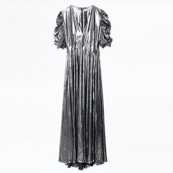 Roya Silver Dress, £227 (was £455) | Zadig & Voltaire