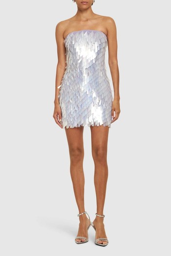 Embellished Strapless Mini Dress  from The Attico 