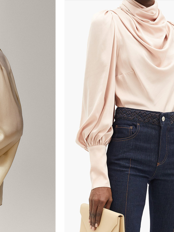 18 Chic Silk Blouses To Wear Now