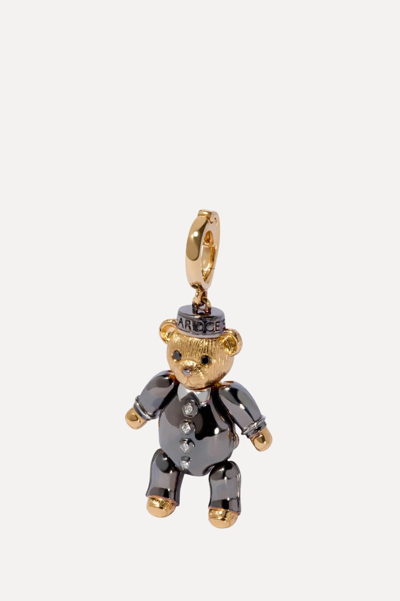 18ct Gold Bell Boy Teddy Charm Pendant from Claridge's x Annoushka