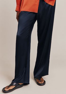 Satin Wide Leg Trousers from Ghost