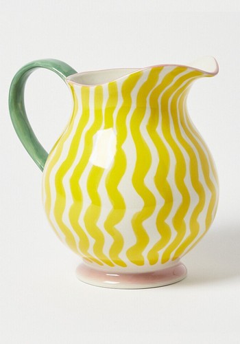 Azur Wiggle Jug from Oliver Bonas