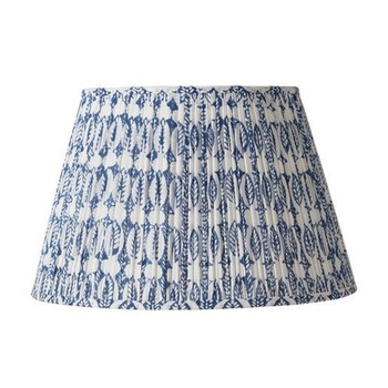 50cm Pleated Daun Cotton Lampshade from Oka