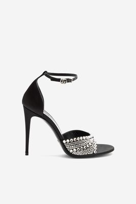 Isle 110 Embellished Satin Sandals from Gucci
