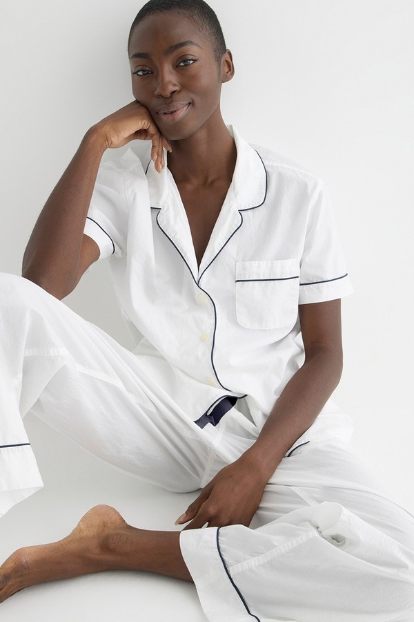 End-On-End Cotton Pajama Pants Set from J.CREW