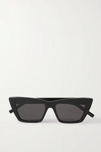 Mica Cat-Eye Acetate Sunglasses from Saint Laurent