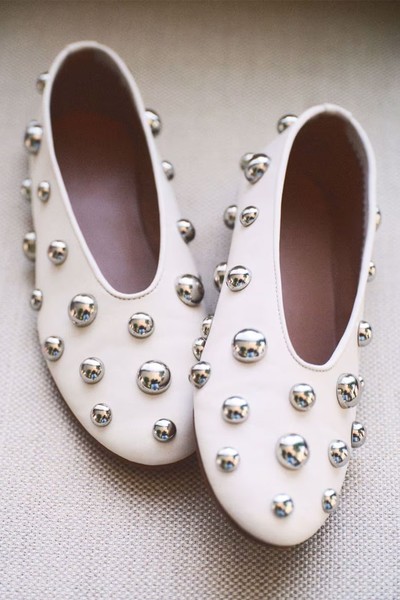 Ballerinas With Decorative Studs from Reserved