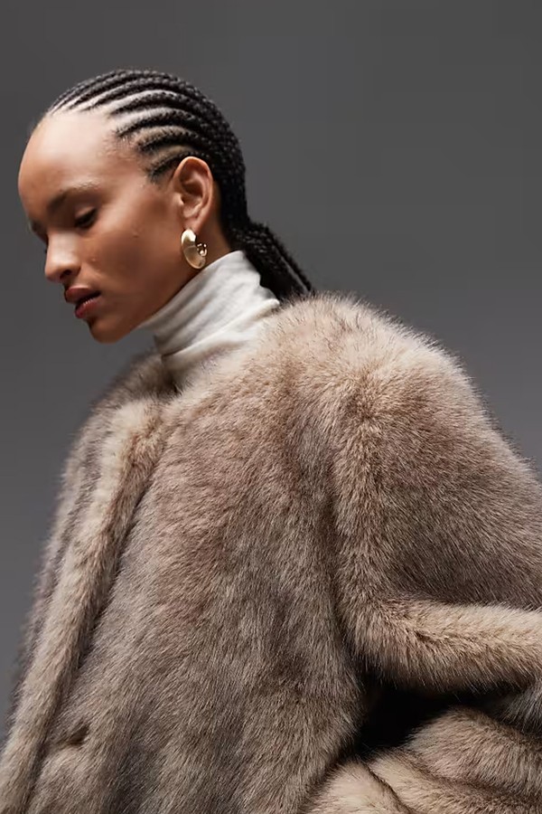 Cropped Faux Fur Jacket from & Other Stories