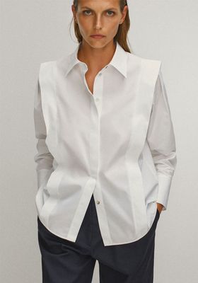 Plain Poplin Shirt from Massimo Dutti