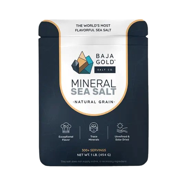 Mineral Sea Salt - Natural Grain Crystals from Baja Gold Salt Co.