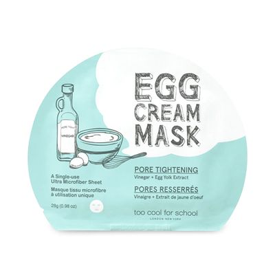 Egg Cream Pore Tightening Mask from Too Cool For School