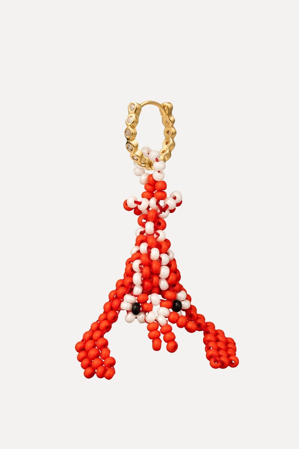 Lobster Love Earring