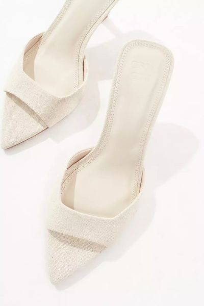 Heyday Pointed Sole Heeled Mules