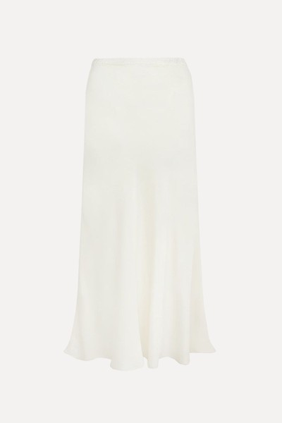 Luna Satin Slip Skirt from Ghost