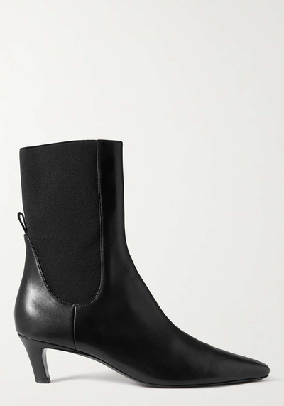 The Mid Heel leather Chelsea boots   from Toteme