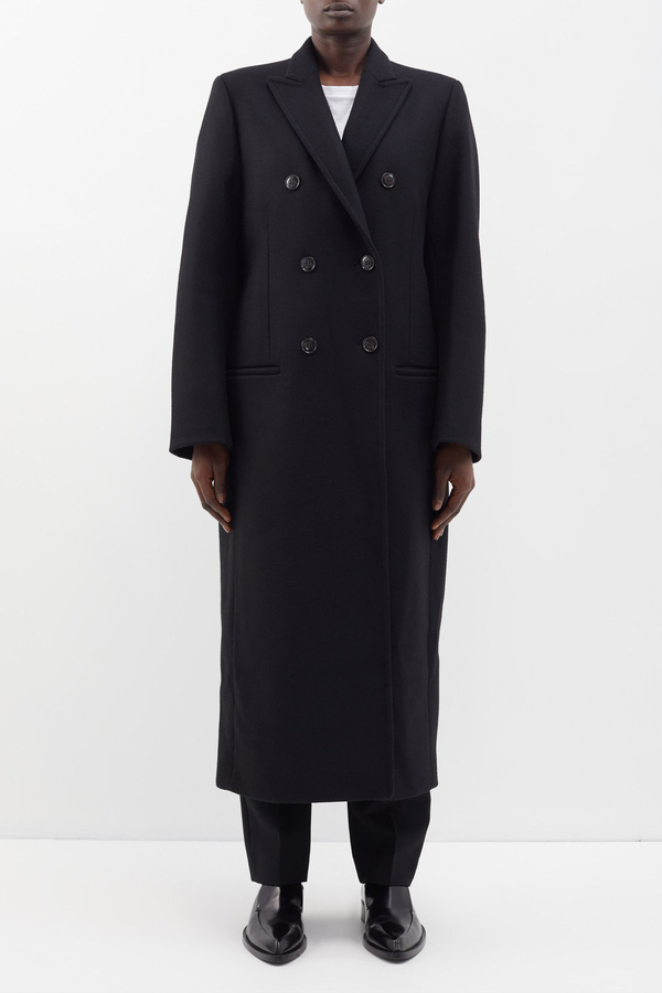 Double-Breasted Tailored Wool Coat from Toteme