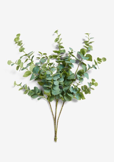 Set Of 3 Artificial Eucalyptus Stems