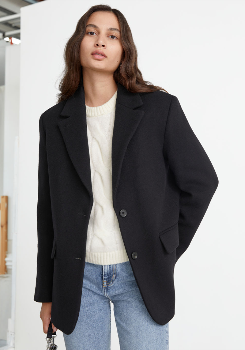 Oversized Wool Blazer