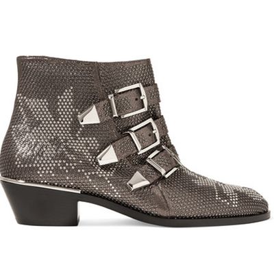 Susanna Studded Leather Ankle Boots from Chloé