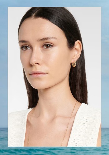 Gold-Plated Silver Earrings from Bottega Veneta