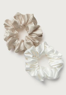 Silk Sleep Scrunchies from The White Company