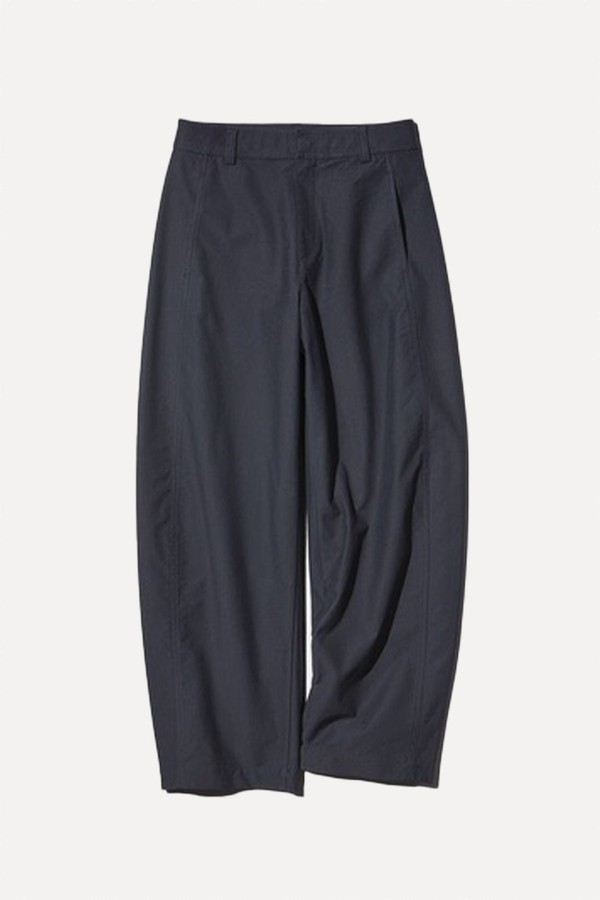 Jersey Barrel Leg Trousers from Uniqlo