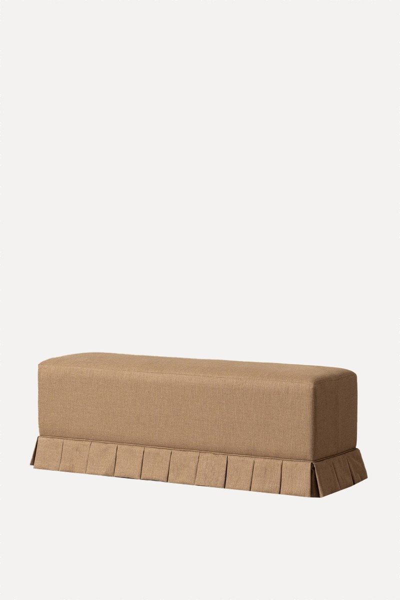 Box-Pleat Bench from Six The Residence