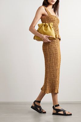 Emla Shirred Stretch-Jersey Midi Skirt, £270 | By Malene Birger