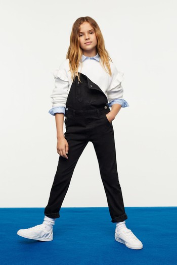 Long Denim Dungarees from Mango