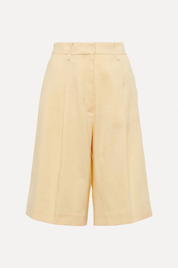 Tarah Linen-Blend Bermuda Shorts from Joseph