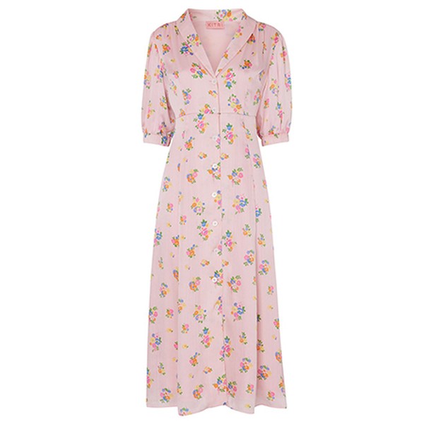 Siena Pink Floral Tea Dress from Kitri