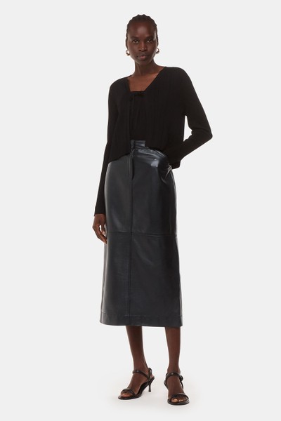 Jamie Leather Midi Skirt from Whistles