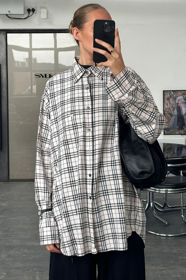 2000s Nova Check Cotton Logo Shirt from Burberry