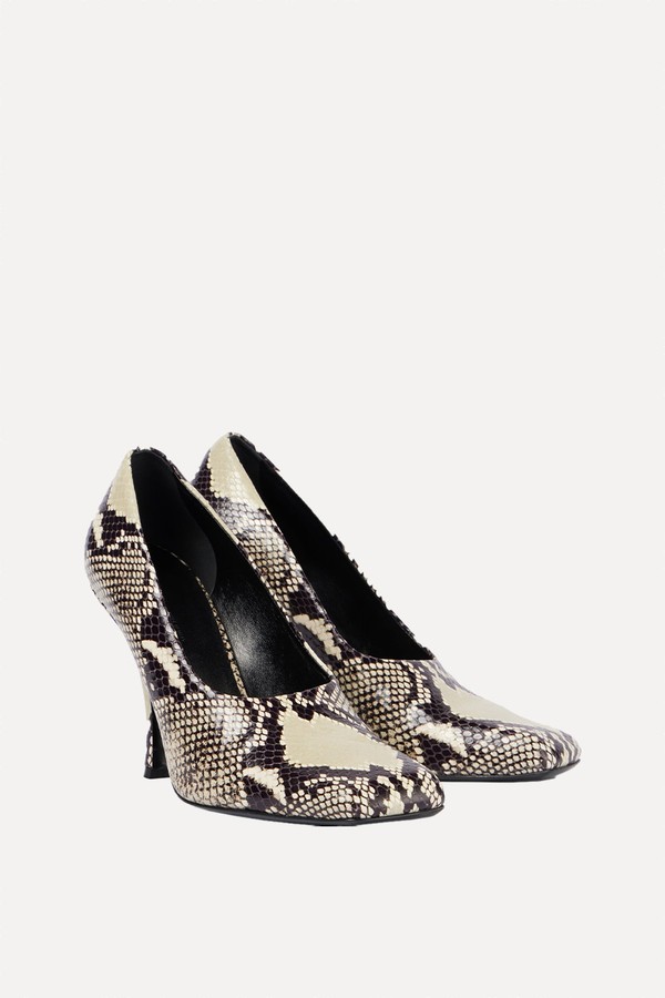 Eva Snake-Effect Leather Pumps from Khaite