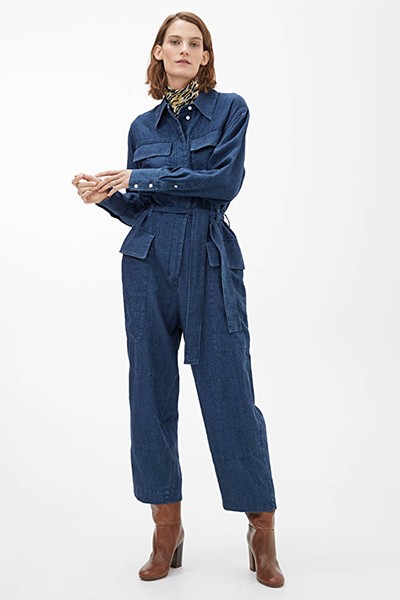 Cotton Linen Boiler Suit from Arket